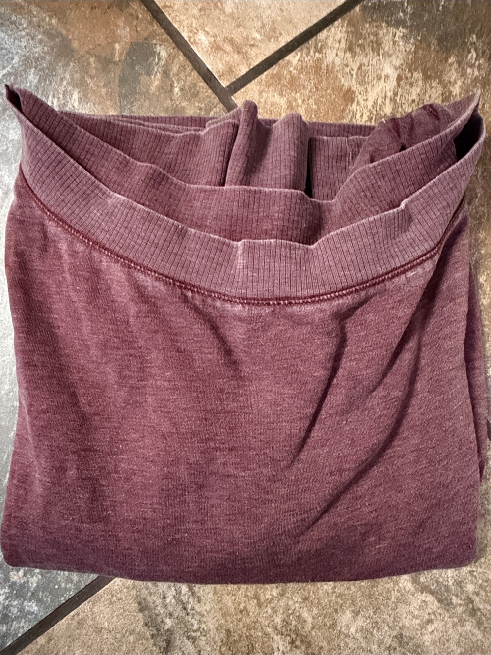 Women's Maroon Off Shoulder Sweatshirt